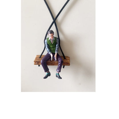 Deadpool Car Rearview Mirror Pendant Action Figure Poseable Model Toy Car Decoration Backpack Pendant Accessory Holiday Gift