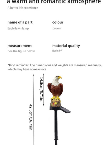 Solar Powered Eagle Lawn Light: Stunning Outdoor LED Garden Decorations Garden Decorative Lights