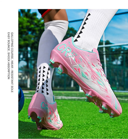 New Men Professional Soft Football Boots Sneakers Match Soccer Shoes Ultralight Futsal High-quality TF/FG Unisex Hot Sale Cleats