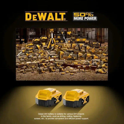 Bateria Original DeWALT 20V/60V 6Ah 9Ah MAX FlexVolt para Ferramenta Elétrica DCB606 DCB205 DCB206 DCB209 DCB182 com Carregador