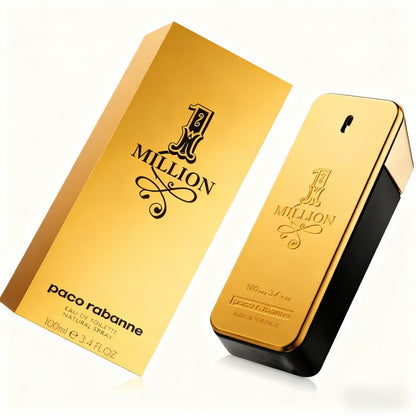 1 Million By Paco Rabanne For Men's Eau De Toilette TESTER 3.4 fl oz 100 ml Long lasting fragrance, Christmas gift