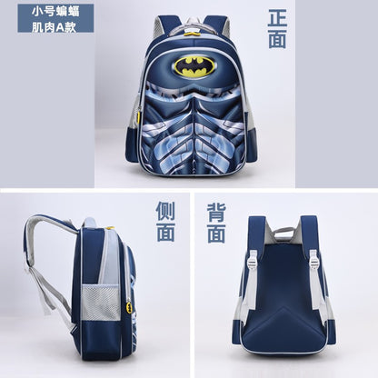 Mochila Infantil Spider King: Nylon Impermeável e Grande Capacidade para Crianças de 2 a 16 Anos