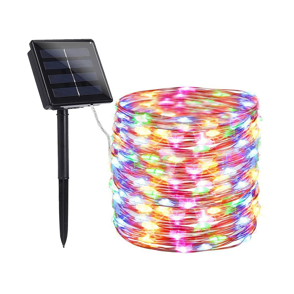 Fairy Lights Solar Garden Lights String Lights with 8 Modes Waterproof Copper Wire Lights for Patio Yard Trees Christmas Party