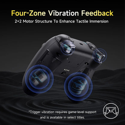 EasySMX X05 Pro Wireless Gaming Controller, Gamepad with Charing Dock for PC Nintendo Switch iOS Android with Dual Rumble Motors