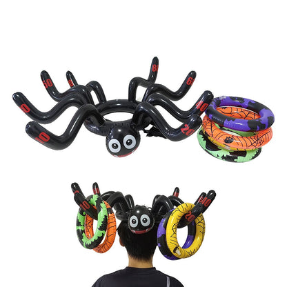 Halloween Party Fun Throwing Game Inflatable Witch’s Hat Indoors Outdoors Family Gathering Toss Game