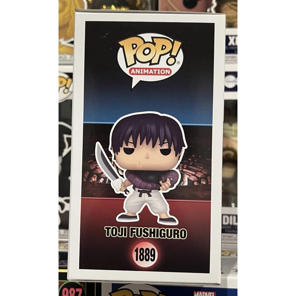 Funko Jujutsu Kaisen Anime Figure Pop Fushiguro Toji #1889 (Chase) Boneco de Vinil Colecionável Edição Limitada Modelo de Brinquedo de Presente