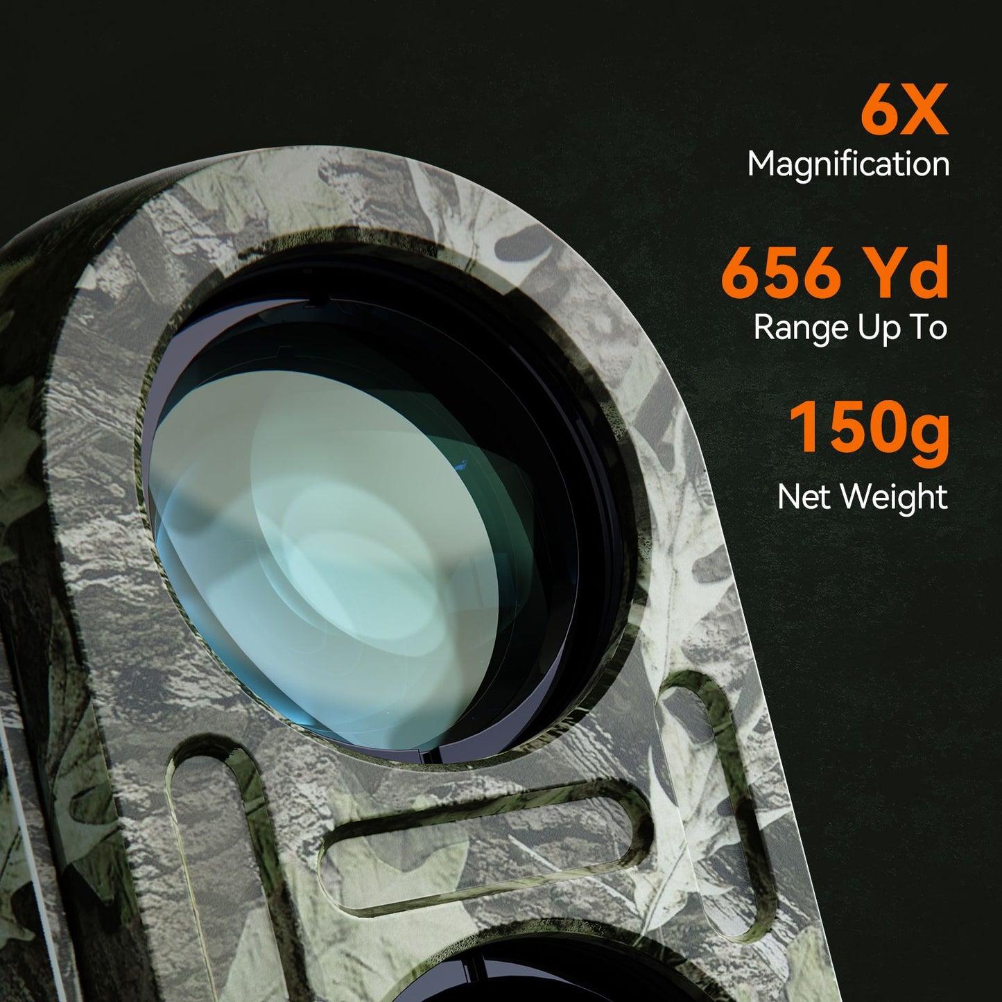 MiLESEEY Range finder 7° Grande Campo 656 Jardas telêmetro a laser para caça, com Modo de Medição de Chuva e Neblina, Modo Arco, Altura Automática