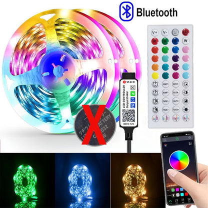 LED Strip Light Strip 5V USB RGB 5050 Light Strip Bluetooth APP Control Suitable For Bedroom And Children's Room Decoration
