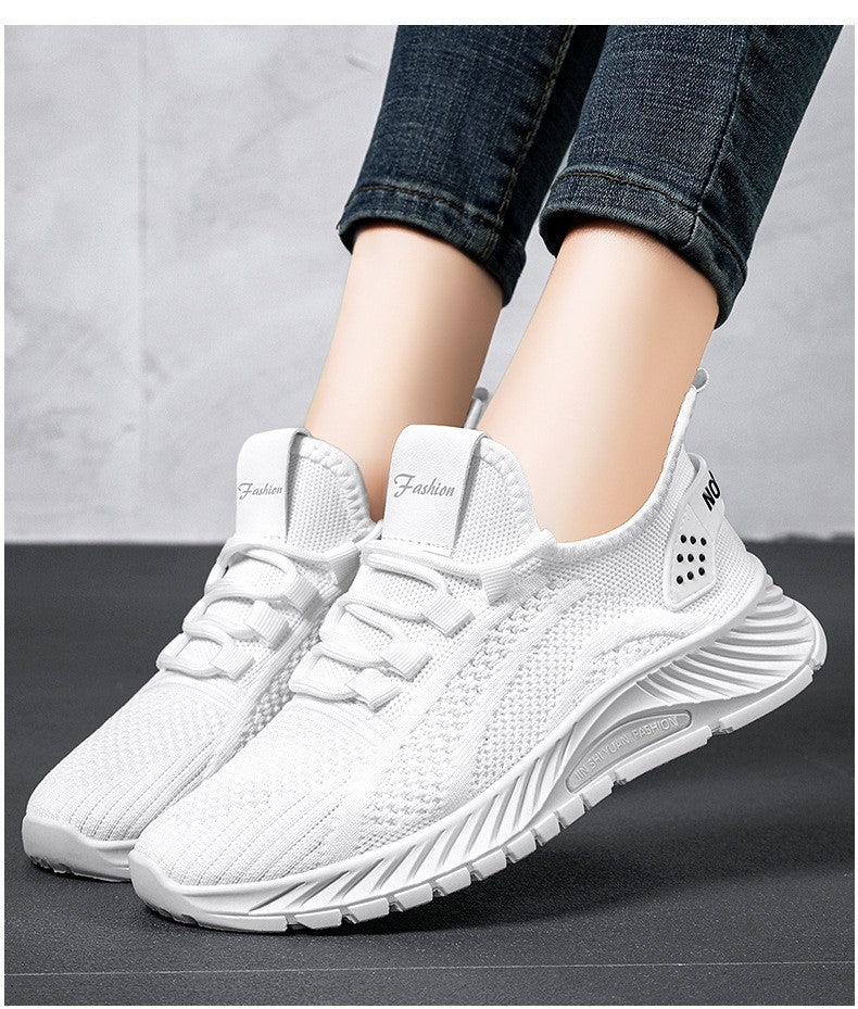 ?Sapatos Femininos Verão 2025 Tênis Casual Malha Respirável Leve Acessível Frete Grátis?