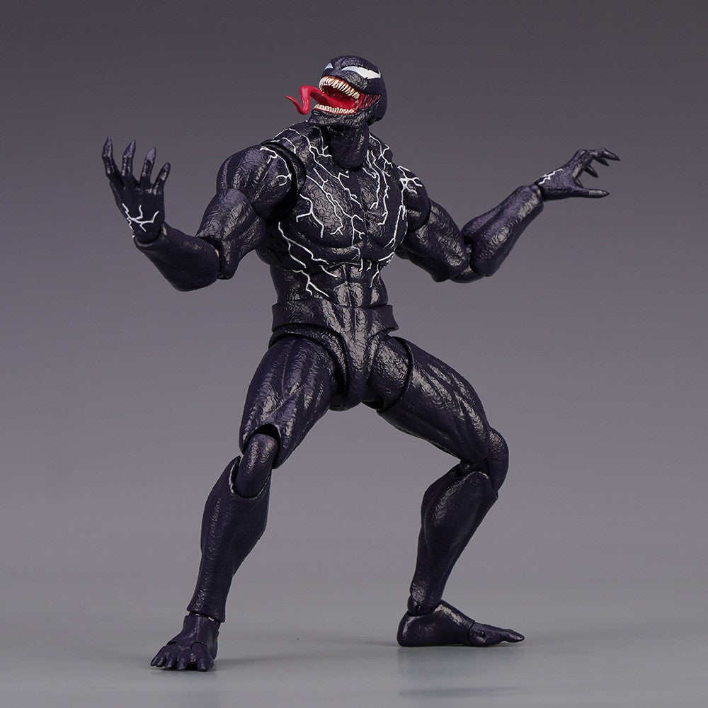 Venom AMAZING YAMAGUCHI legends Boneco de Ação Articulado Modelo de Estátua com Rosto Mutável Colecionável para Crianças Presente Brinquedo