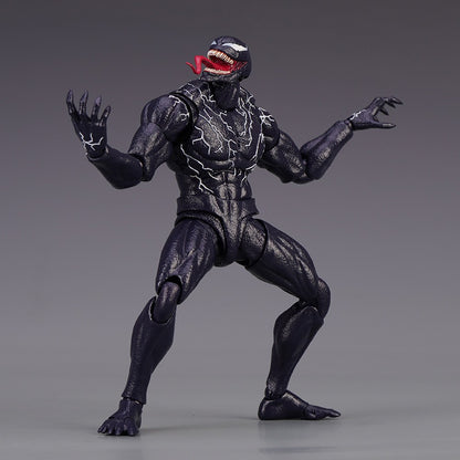 Venom AMAZING YAMAGUCHI legends Boneco de Ação Articulado Modelo de Estátua com Rosto Mutável Colecionável para Crianças Presente Brinquedo