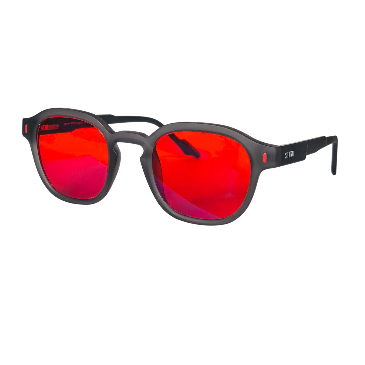 SHINU sleep better red lenses blue light filter glasses for men orange eyepieces gaming glasses Sleep aid glasses man customized