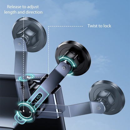 New Car Mount Holder for Tesla Model 3 Y with Strong Magnetic Alloy Base and Flexible Adjustable For Screen Stand car accessory