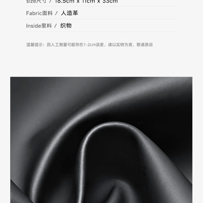 Septwolves Business Thin Printed Leather Crossbody Sling Bag Man Fashion Casual Travel Monogram Print Fabric iPad Shoulder Bag