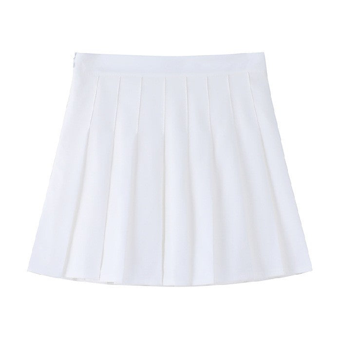 1pcs Spring Summer Womens Mini Skirts Girls Pleated Skirts Lady High Waist Cute Pink Skirt Student Short Skirt JK Uniform Skirts