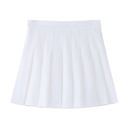 1pcs Spring Summer Womens Mini Skirts Girls Pleated Skirts Lady High Waist Cute Pink Skirt Student Short Skirt JK Uniform Skirts