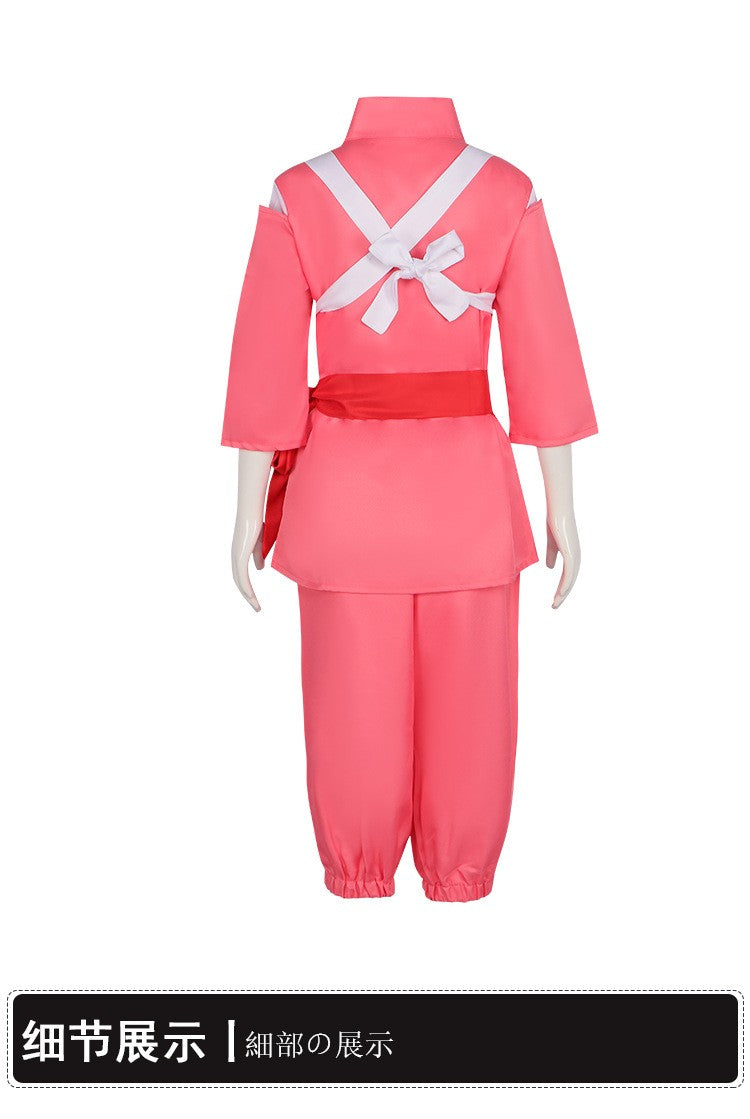 Adult Anime Spirited Cosplay Suit Away Pink Kimono Takino Chihiro Show Kamikakushi Halloween Party Costumes for Women male