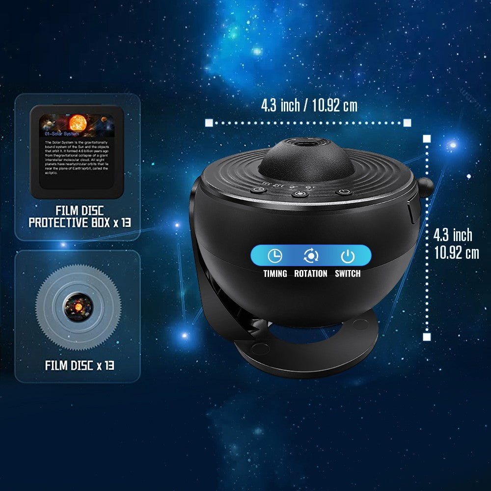 13 in 1 Star Projector, Planetarium Galaxy Projector for Bedroom, Aurora Projector, Night Light Projector for Kids Adults