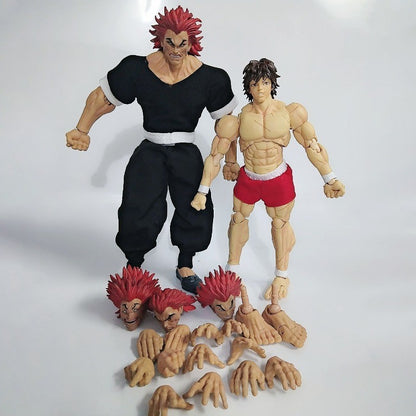 ST Baki Hanma Filho de Ogro Boneco de Ação Hanma Yuujiro Estatueta Ko Luta PVC Coleção Anime Yujiro Figuras Modelo Brinquedos Presentes