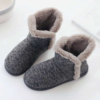 Insulated Hunting Boot Winter Men Models Soft Warm Home Boots Thick Fur Furry Men Short Plush Cotton Shoes Men Chukka Boots