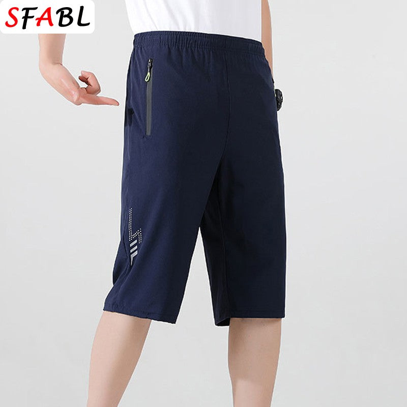 Sports Shorts Men Summer Quick-drying Breathable Drawstring Shorts Male Beach Short Pants for Men New Gym Fitness Bottom Summer
