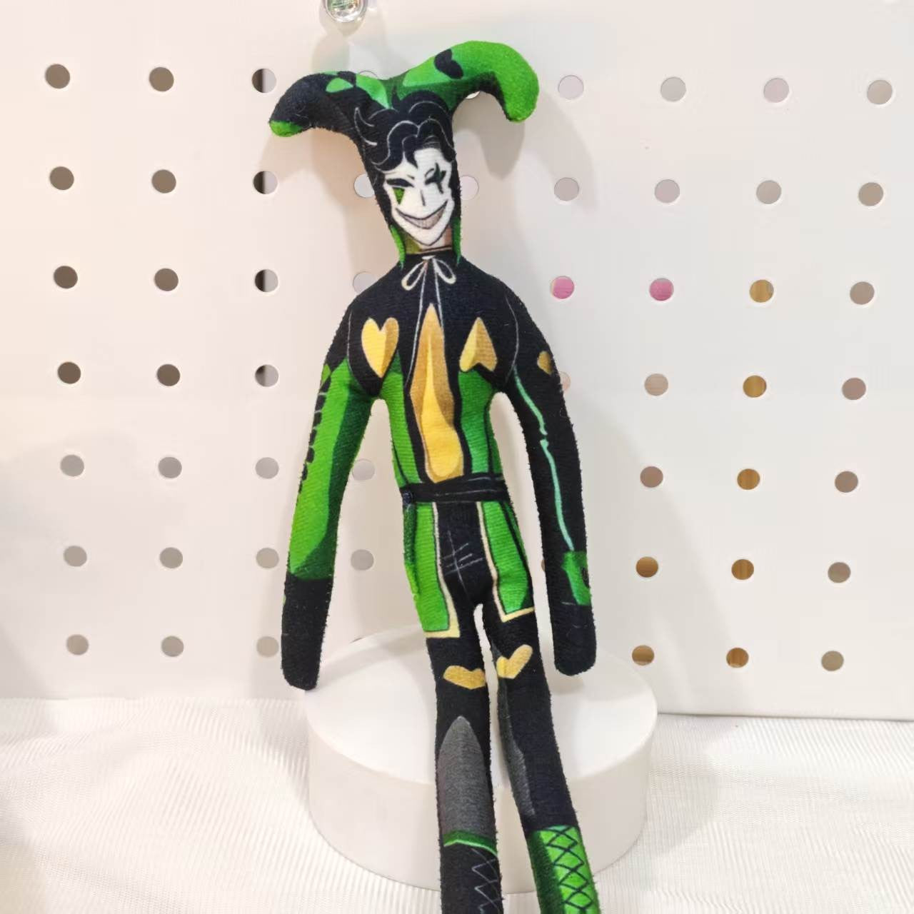 Anime The Freak Circus Pierrot Cosplay Doll Clown Twistable Plush Cotton Doll Abstract Room Decoration