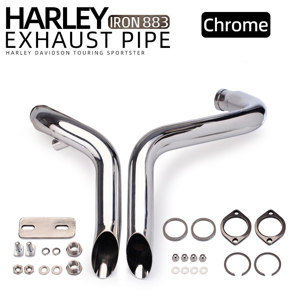 Motorcycle Exhaust Pipe Custom Forward Control Accessories Motorcross For Harley T7 Softail Sportster 883 1200