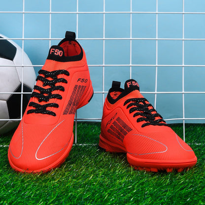 Men Professional Soccer Shoes Society Cleats Outdoor Football Shoes Society Cleats Grass Training Football Field Boots Sneaker