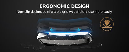 MAXGROOM Man Body Hair Trimmer IPX7 Waterproof Pubic&Groin Hair Groomer Electric Ball Shaver with LED Light Rechargeable Trimmer