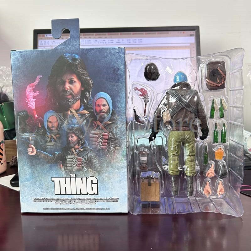 NECA Ultimate MacReady V.3 (Última Posição) O Enigma de Outro Mundo Boneco Colecionável de Ação Brinquedos Modelo Presente de Aniversário