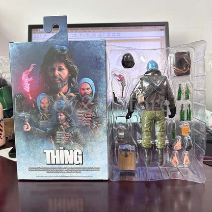 NECA Ultimate MacReady V.3 (Última Posição) O Enigma de Outro Mundo Boneco Colecionável de Ação Brinquedos Modelo Presente de Aniversário