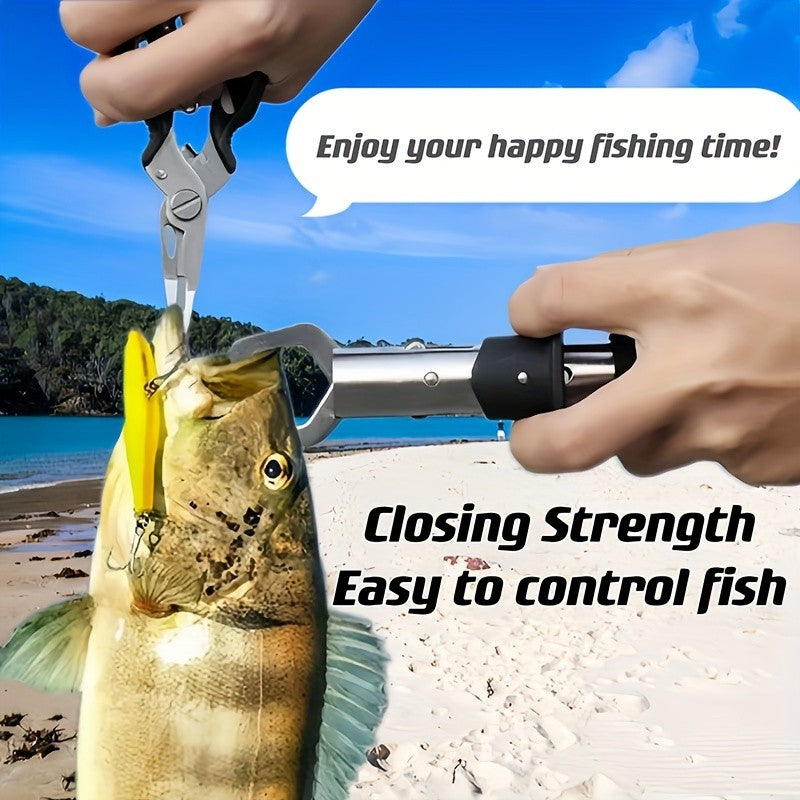 Conjunto controlador de peixe com alicate, feito de aço inoxidável com qualidade confiável, Alicate de Pesca, Pegador de Lábios de Peixe ou Escama de Peixe C