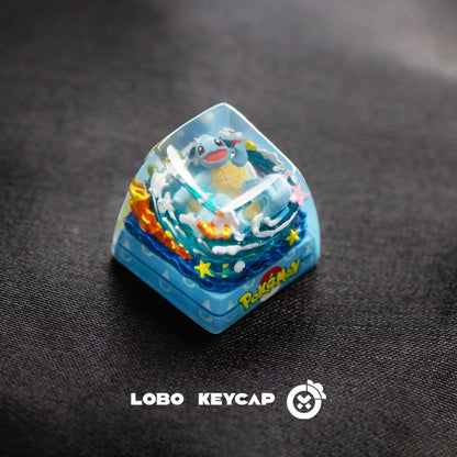 Teclas personalizadas de resina fundida com tema de Pokémon, Pikachu, Gengar para teclado mecânico - Presente personalizado