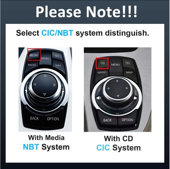 Estéreo Touchscreen Wireless CarPlay Android 15 Para BMW Série 1 F20 F21 F22 F23 2016 - 2023 Sistema NBT/EVO WiFi GPS 4G F6NAVI