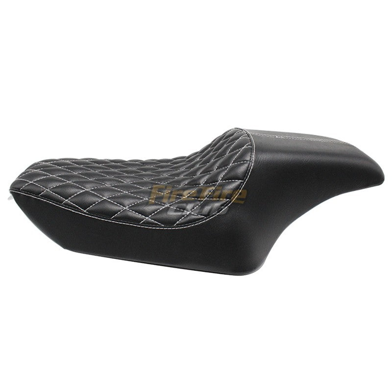 Banco de Couro PU para Motocicleta, Assento Dianteiro e Traseiro para Piloto e Passageiro Harley Sportster XL iron 883 1200 48 Forty-eight 2004-2016
