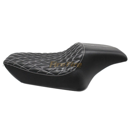 Banco de Couro PU para Motocicleta, Assento Dianteiro e Traseiro para Piloto e Passageiro Harley Sportster XL iron 883 1200 48 Forty-eight 2004-2016