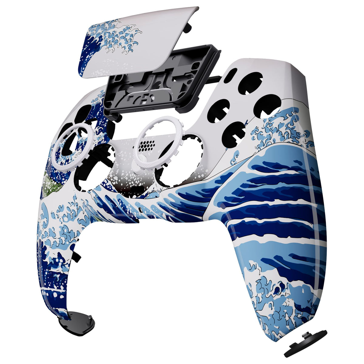 eXtremeRate LUNA Redesigned Replacement Front Shell Touchpad Compatible with ps5 Controller BDM-010/020/030/040/050