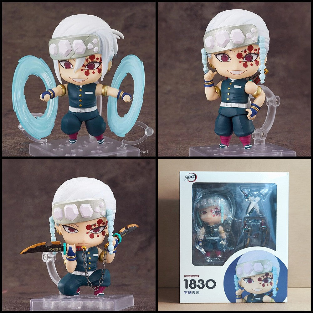 Anime Demon Slayer Series Tanjirou #1193 Nezuko #1334 Zenitsu #1361 Inosuke #1541 Kyoujurou Kochou Shinobu Conjunto de Bonecos e Estatuetas de Presente