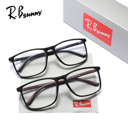 2PCS Rectangle Reading Glasses Man Women Anti Blue Light Presbyopia Eyeglasses Reader +1.0+1.5+2.0+2.5+3.0+3.5