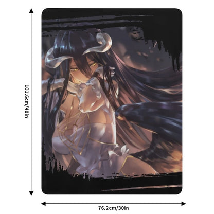 Albedo - Overlord Throw Blanket Single Blankets Sofas Of Decoration Sofa Quilt Luxury St Blankets