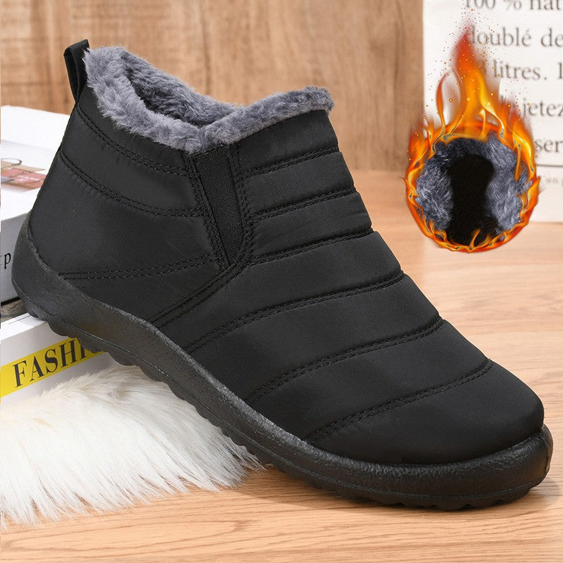 Botas Masculinas de Neve para Área Externa, Sapatos Masculinos com Pelo, Botas de Inverno Masculinas, Botas de Caminhada, Botas de Tornozelo, Sapatos Masculinos Impermeáveis, Botas de Trabalho, Calçados