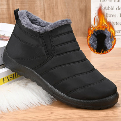Botas Masculinas de Neve para Área Externa, Sapatos Masculinos com Pelo, Botas de Inverno Masculinas, Botas de Caminhada, Botas de Tornozelo, Sapatos Masculinos Impermeáveis, Botas de Trabalho, Calçados