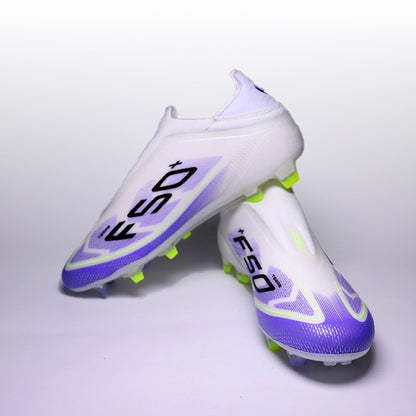 No-lace Mens Soccer Shoes Non-Slip Turf Soccer Cleats for Youth Without-Lace TF/FG Training Football Boots Chuteira Campo 39-45