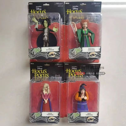 Disney Hocus Pocus Irmãs Sanderson Boneca Articulada de 15 cm - Modelo Colecionável de Presente Para Fãs e Meninas Adequado Para Aniversário