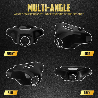 Capa Externa do Farol Dianteiro da Motocicleta para Harley Touring Street Glide Ultra Limited 2014 em diante Electra Glide CVO
