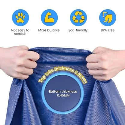 Piscina Inflável para Cães Tapete Aspersor para Cães Tapete de Resfriamento para Cães Brinquedo Interativo para Cães Chafariz Almofada de Aspersão para Animais de Estimação