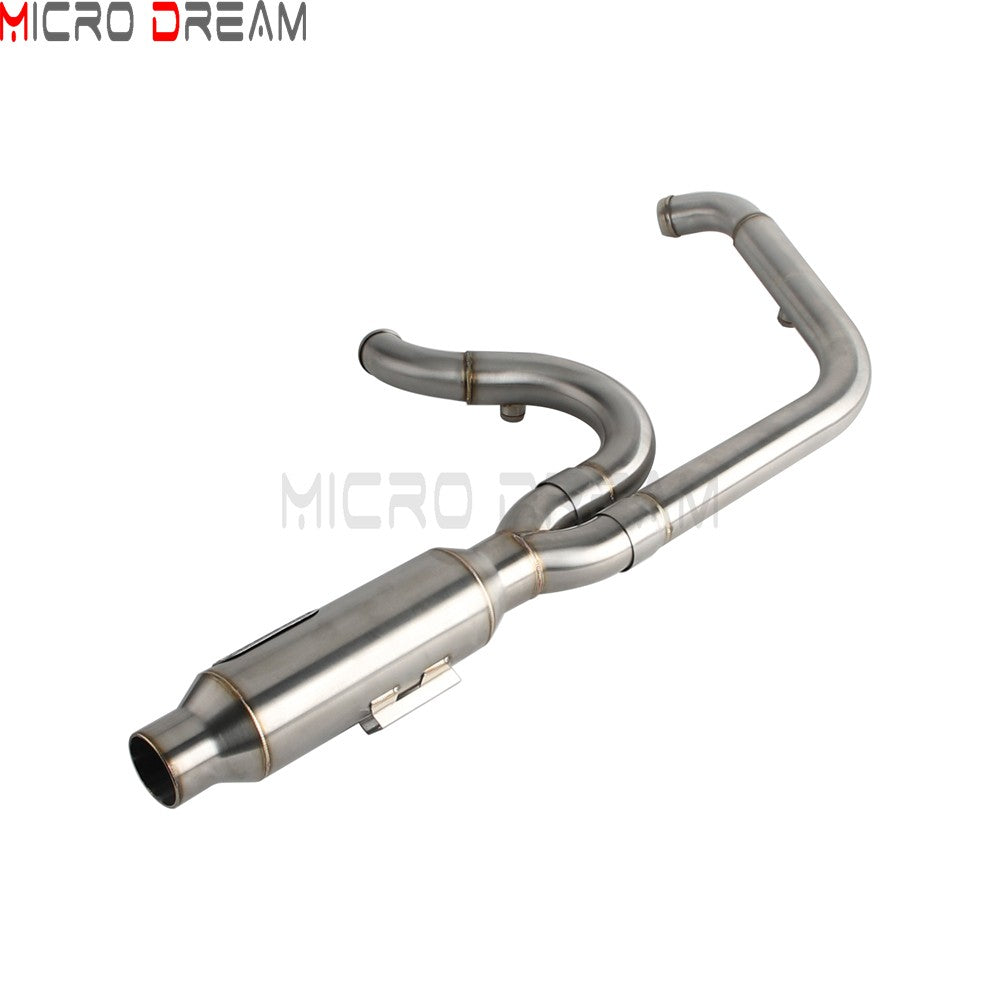 For Harley Softail Low Rider ST FXLRST 117 2025-26 Full Complete Exhaust System Swept-up Muffler Motorcycle Exhaust Pipes 2-In-1