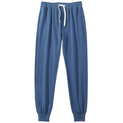 Men 100% Cotton Pants Elastic Gym Sweatpants Casual Jogging Trousers Sport Joggers Fitness Running Pants Man Clothing Streetwear
