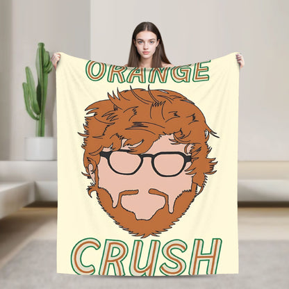 Manta de Viagem Ed Sheeran Cobertor de Lã para Decoração de Casa Macio Quente Colcha Personalizada de Qualidade Presente de Aniversário