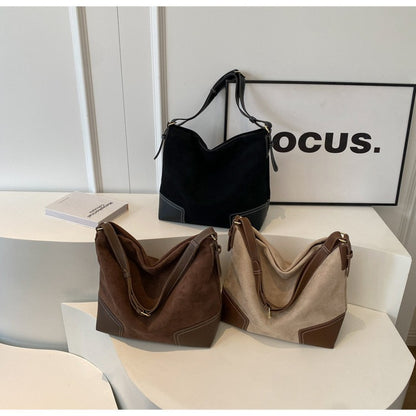 Shoulder Bags Trendy Women's Soft PU Shoulder Bags Solid Color Ladies Casual Style Spring Handbag Big Handbags Crossbody Bags